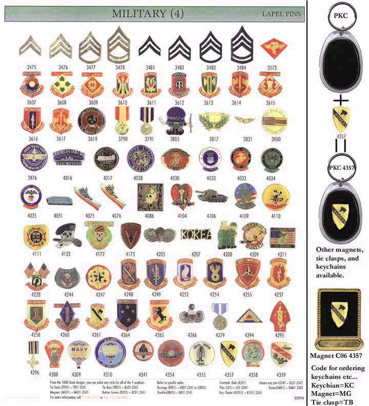 Military Lapel Pins